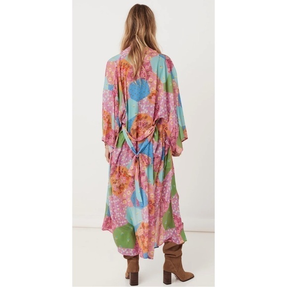 SPELL & THE GYPSY FREDA ROBE Duster Lolly Floral Boho Pockets NWT SIZE S/M. - Picture 10 of 11